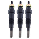3X Glow Plug M87919 AT110814 6101-8321-00 for John Deere 6X4 4X2 330 332 430 455 655 755 855 F915 F925 F935 X495 X595 3375 Yanmar 3TN66C 3TN66UJ 3TNA72UJ 3TNA72UJ3 3TNA72UK 3TNE74 Engine