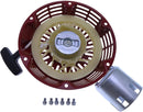 Pull Recoil Starter Assy 284010-ZE2-Q01ZA 28400-ZE2-W01ZB 28400-ZE2-Q01ZN compatible with Honda GX240 GX270 8HP 9HP Engine Generator Oregon 31-049 Rotary 26-10469 Stens 150-711
