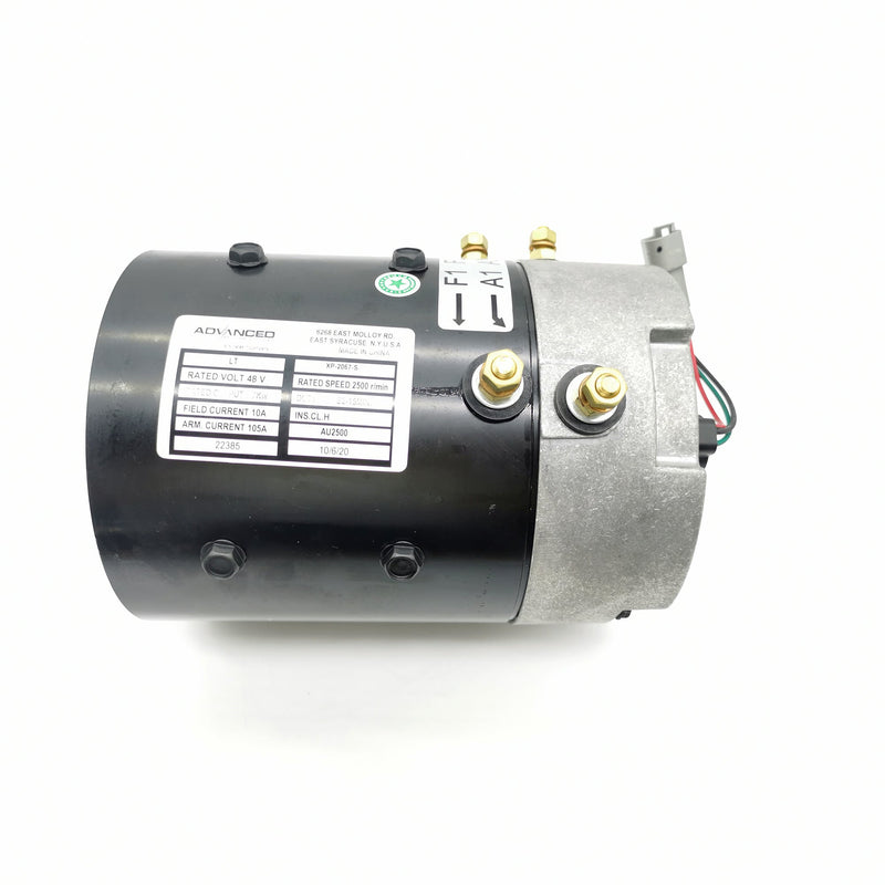 DC SepEx Motor 48V 3.7KW Replace Club Car 102775101 compatible with Electric Vehicle