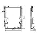 Oil Cooler 11N6-40031 11N6-46030 for Hyundai Excavator R210-7 R210LC-7H R215-7 R220LC-7H