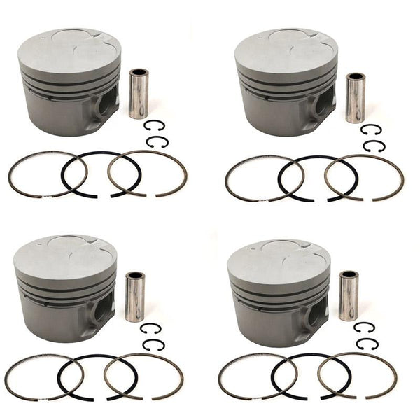 New 4 Sets STD Piston Kit With Ring 12010-2S605 For Nissan QD32 Engine 99.2MM