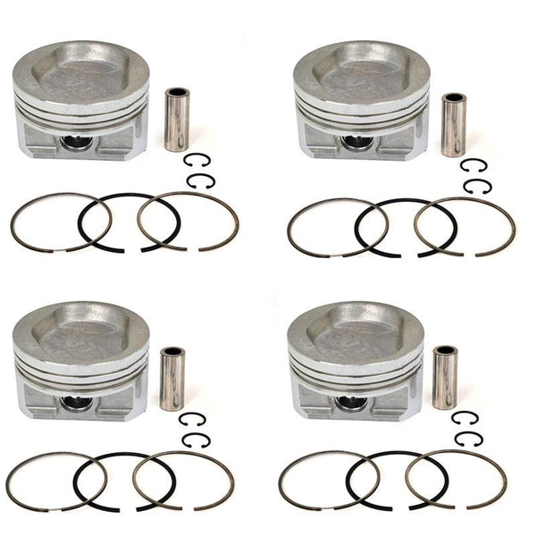 New 4 Sets STD Piston Kit With Ring 12010-FU522 For Nissan K25 Engine 89MM