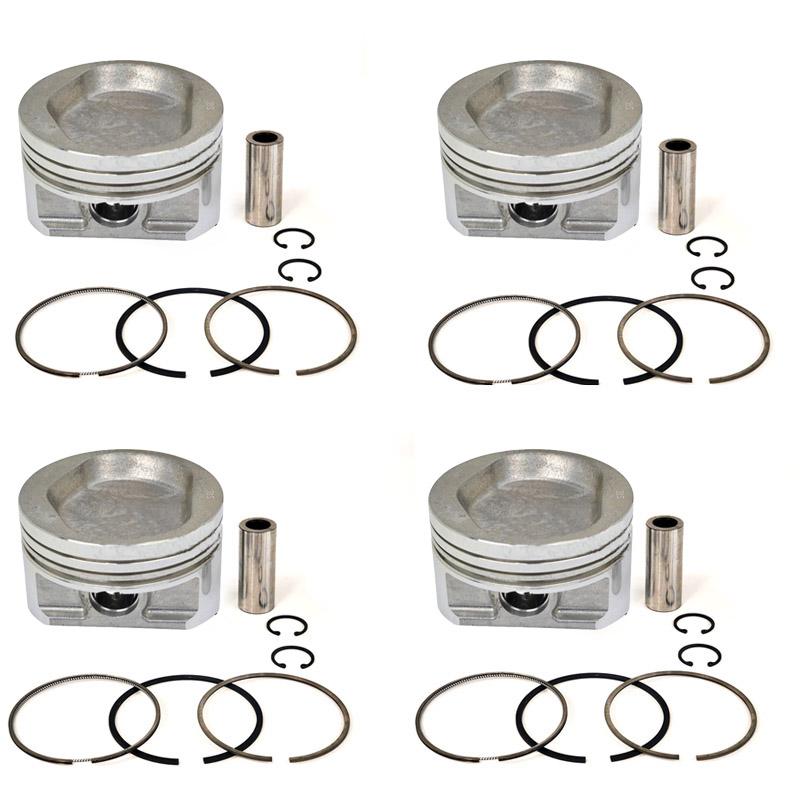 New 4 Sets STD Piston Kit With Ring 12010-FU522 For Nissan K25 Engine 89MM