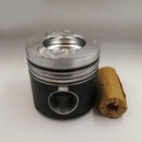 8pcs 128MM D2848 Diesel Engine Piston For Doosan Excavator Parts 65.0251-0708