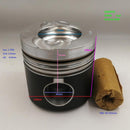 8pcs 128MM D2848 Diesel Engine Piston For Doosan Excavator Parts 65.0251-0708