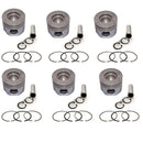 New 6 Sets STD Piston Kit With Ring 13101-30060 For Toyota 1KD Engine 96MM