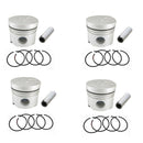New 4 Sets STD Piston Kit With Ring 13101-54060 For Nissan 2L Engine 92MM