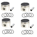 New 4 Sets STD Piston Kit With Ring 13101-67050 For Nissan 1KZ Engine 96MM