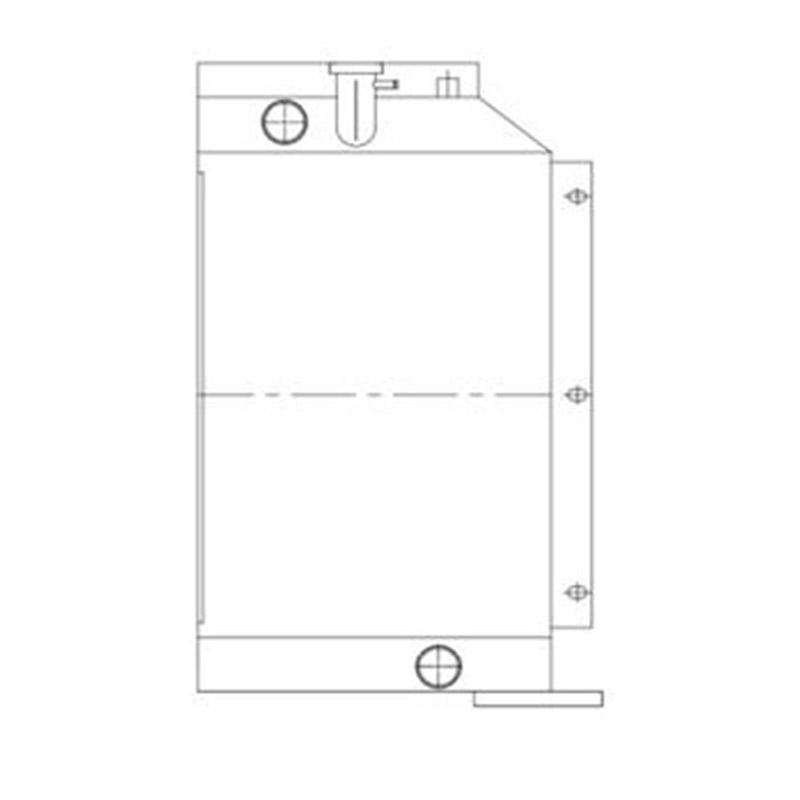 Water Radiator Core 14623538 14551773 for Volvo Excavator ECR88