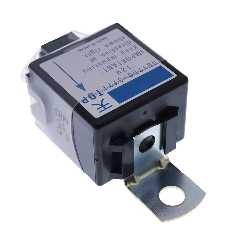 12V Relay 061700-3770 061700-3771 061700-3760 T0070-31410 for Kubota Relay Stop Solenoid B1550E B1750D BX1800D BX1850D BX1860 BX1870 F1900 G18 G2160 G23 L2900DT L3010DT M5030 R420 R520