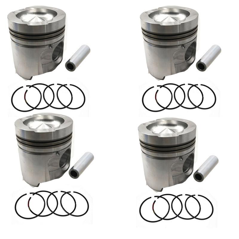 2977750 New 4 Sets STD Piston Kit With Ring 1W6757 1290359 For Caterpillar 330