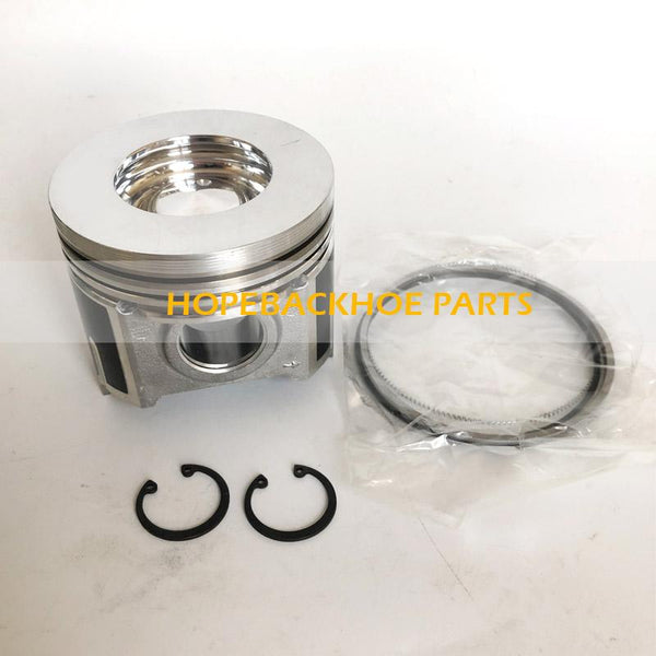 4PCS Piston & Ring Kit for Caterpillar CAT Engine C3.3 C3.3B