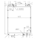 21U-03-21310 Water Tank Radiator For PC28UD-2 Komatsu Excavators