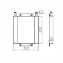 Oil Cooler Assy 21U-03-31132 For Komatsu PC27MR-1 PC30MR-1 PC28UU-3 PC30UU-3