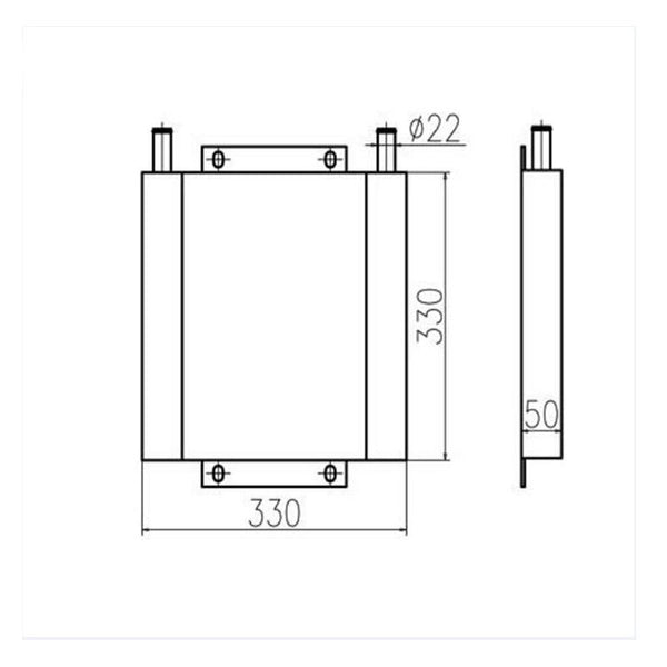 Oil Cooler Assy 21U-03-31132 For Komatsu PC27MR-1 PC30MR-1 PC28UU-3 PC30UU-3