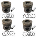 New 4 Sets STD Piston Kit With Ring 225-5437 3135M111 For Caterpillar C4.4 Engine 105MM