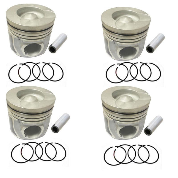 New 4 Sets STD Piston Kit With Ring 23410-4A900 For Hyundai D4CB Engine 91MM