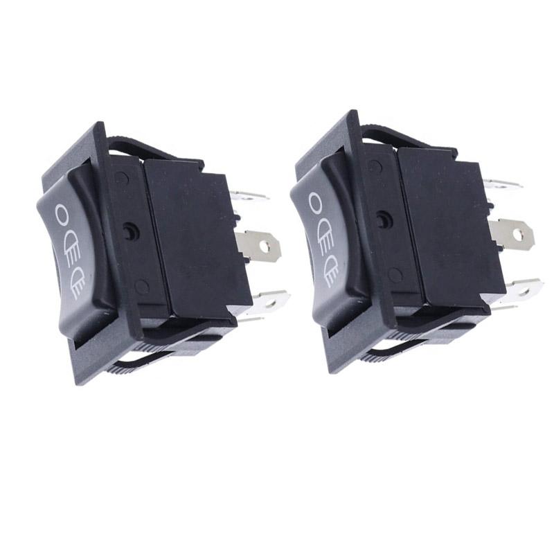 2PCS 6665410 Headlight Switch Fits Bobcat 453 553 645 653 753 763 773 843 853 863 993