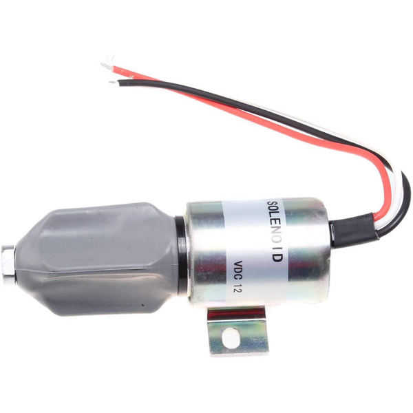 12V Fuel shut off Solenoid SA-3786-12 1753ES-12E6ULB1S1 for Kubota Engine 21HP 91-05 Grasshopper 721D2 Mower