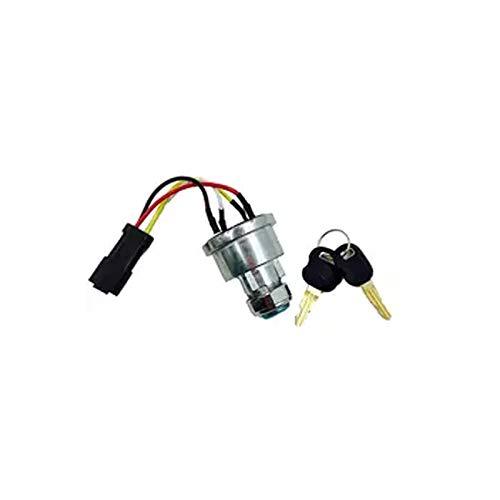 Compatible with 142-8858 New Ignition Switch With 2 Keys for Caterpillar 257B Cat D6T 247B D6R