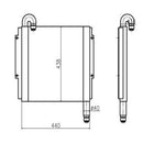 Compatible with Oil Cooler 20T-03-81211 for Komatsu Excavator PC30R-8 PC35R-8 PC40R-8 PC45R-8