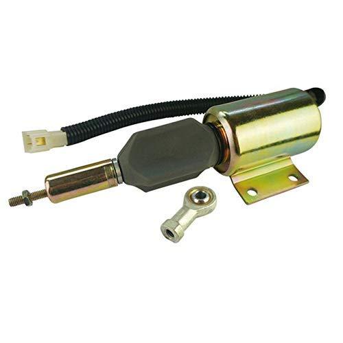 24V Fuel Shutoff Solenoid RE516083 for John Deere 160LC 624H 200LC 230LC 670C 120 230LCR 270LC