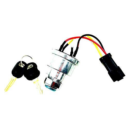 142-8858 Ignition Switch with 2 Keys for Caterpillar 257B Cat D6T 247B D6R D6T 267B 906 246B 242B 267B 216B 226B