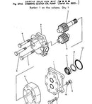 Steering Clutch Oil Pump 07428-71200 07428-71201 07428-71202 Fit for Komatsu Crawler Loader D75S-2 Graders GD37-6H