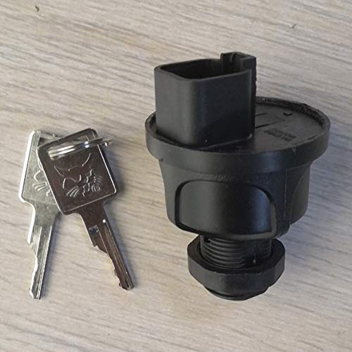 Compatible with Ignition Switch with Key for Bobcat E17 E17Z E19 E20 E25 E26 E32 E32i E35 E35i