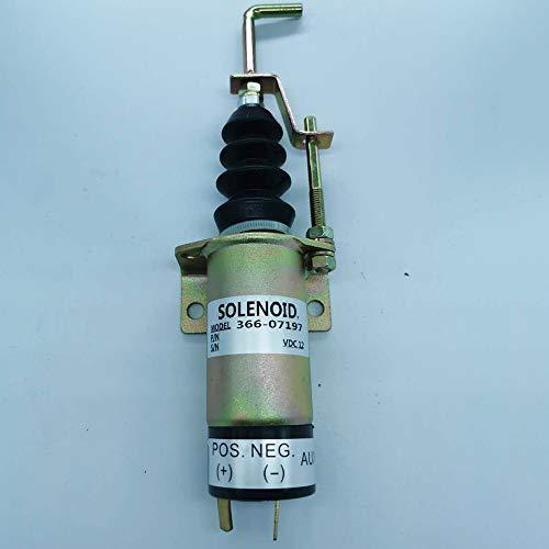 FUEL SHUT-OFF SOLENOID FOR LISTER PETTER 1502-12C7U2B2S1 366-07197 SA-3405-T