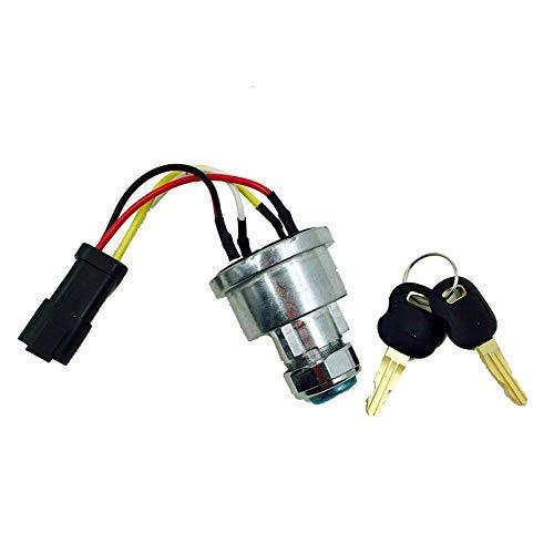 Ignition Switch 142-8858 with 2 Keys for Caterpillar 257B Cat D6T 247B D6R D6T 267B 906 246B 242B 267B 216B 226B