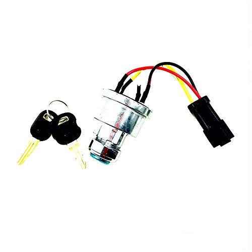 142-8858 Ignition Switch with 2 Keys for Caterpillar 257B Cat D6T 247B D6R D6T 267B 906