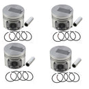 New 4 Sets STD Piston Kit With Ring 4900927 4900737 For Cummins A2300 Engine 88MM
