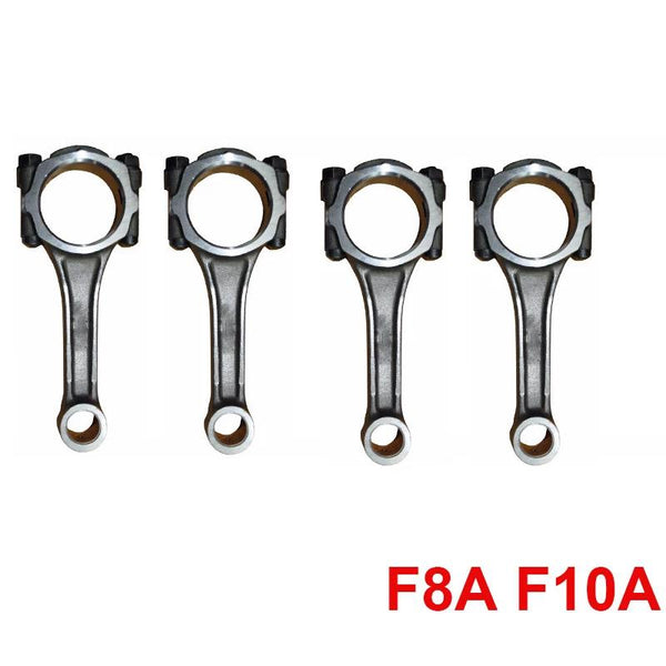4PCS Diesel engine spare parts connecting rod for F8A F10A 12161-77300
