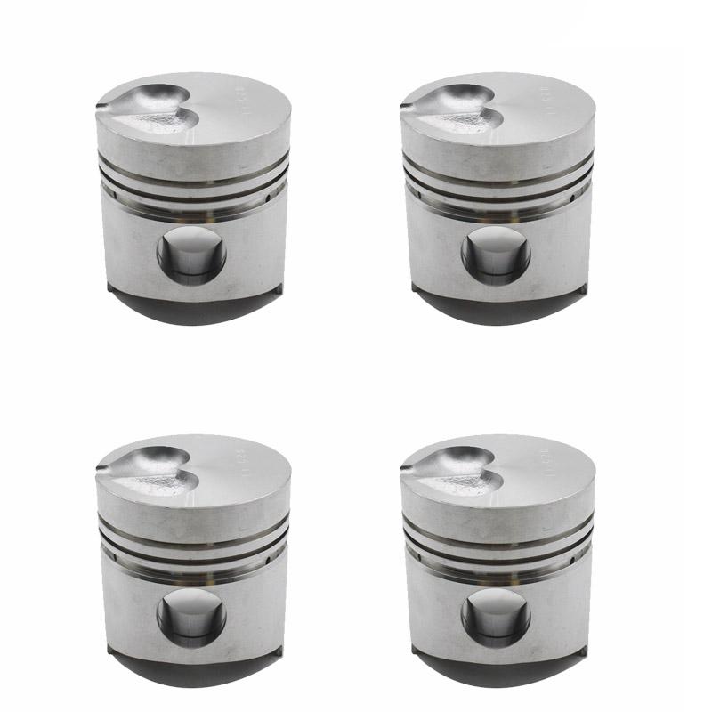 4PCS STD Piston Kit & Ring Set for Komatsu 2D94-2 4D94-2 Engine 6142-32-2110 6142-32-2120