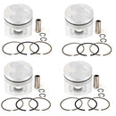 New 4 Sets STD Piston Kit With Ring MD103308 For Mitsubishi 4D56 Engine 91.1MM