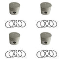 4 x STD Piston & Ring Set Kit FOR MITSUBISHI K4D Excavator