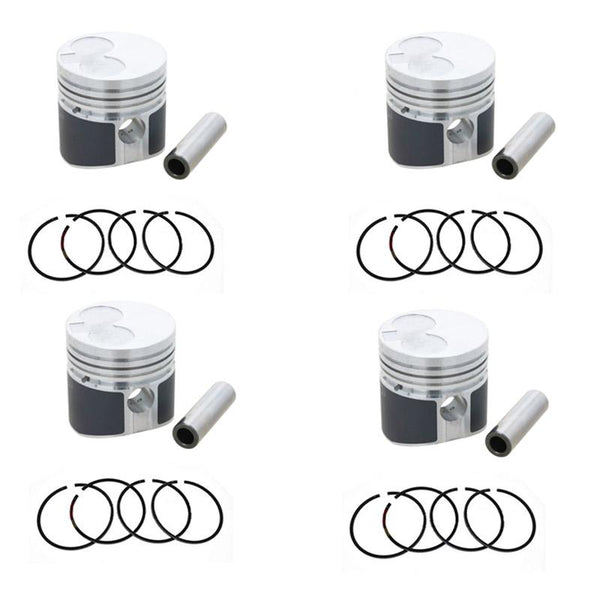 4 x STD Piston & Ring Set Kit MM436618 MM406600 FOR MITSUBISHI K4D Excavator