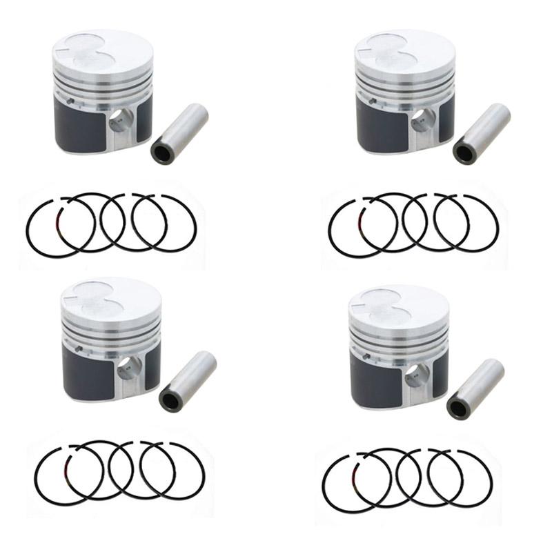 4 x STD Piston & Ring Set Kit MM436618 MM406600 FOR MITSUBISHI K4D Excavator