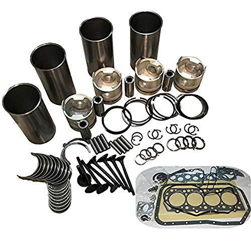 Overhaul Rebuild Kit for Yanmar 4TNE82 Engine John Deere 675 Loader Tractor Part