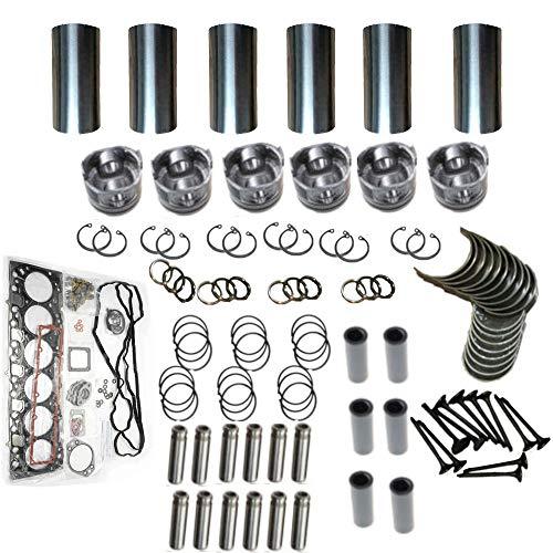 6BG1T Overhaul Rebuild Kit For Isuzu Engine TCM Hitachi JCB Excavator NRR FSR