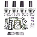 Compatible with Engine Full Gasket Set D1105 for Kubota RTV1100 RTV1100CW9 RTV1140CPX RTV1100RW9