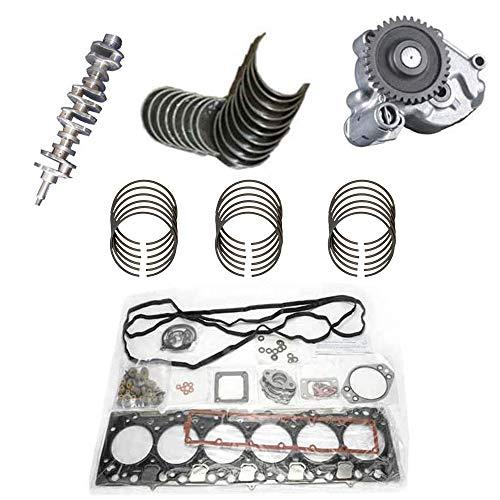 luqing Bearings,crankshaft,Head Gasket.Oil Pump and Piston Rings for Mitsubishi 6D34 6D34T