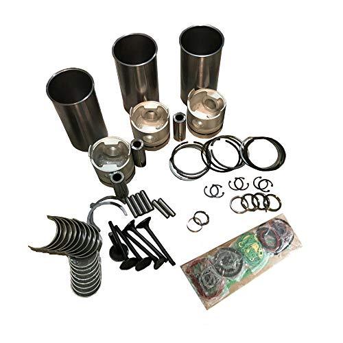 Rebuild Kit for Isuzu 3KR1 3KR1-EA14 Engine Mini-Excavator and Skidsteer Loader