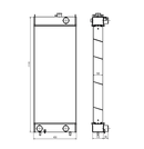 Radiator Core 56D-03-21221