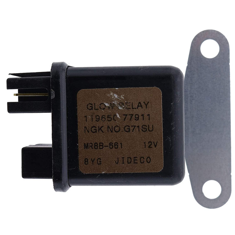 Preheating Glow Plug Relay 16415-65600 1641565600 8942481610 for Kubota D722 D902 D905 D1105 V3300 Yanmar 12V MR82BL-081 JIDECO 91008V Isuzu Hitachi ZAXIS27U ZAXIS50U ZAXIS40U