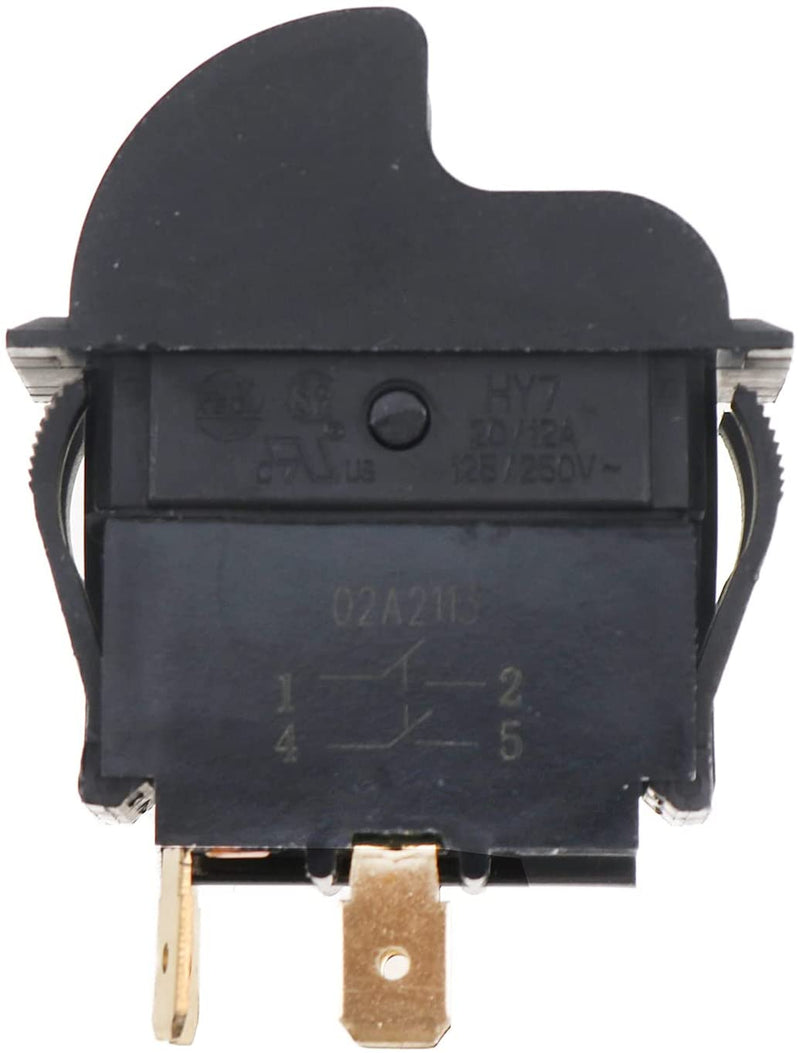 On-Off Toggle Switch SW7A 489105-00 for Delta 11-900 11-950 11-980 11-985 11-990 14-040 17-900 DP400 DP300L 17-950L Drill Press 34-670 36-600 36-977 36-978 36-980 36-981 TS200LS Table Saw