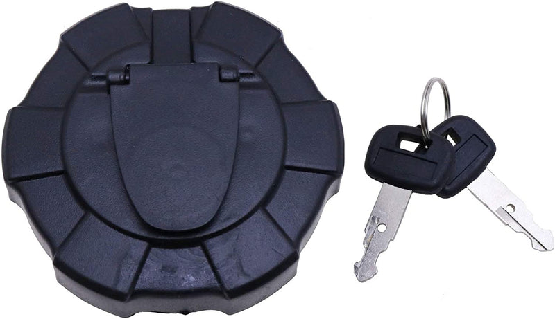 Fuel Cap with 2 Keys 172122-14301 Compatible with Caterpillar Kubota IH Yanmar Mini Excavator Fuel Cap Part No 072991059 KX91-3S RD411-51122 VIO Series