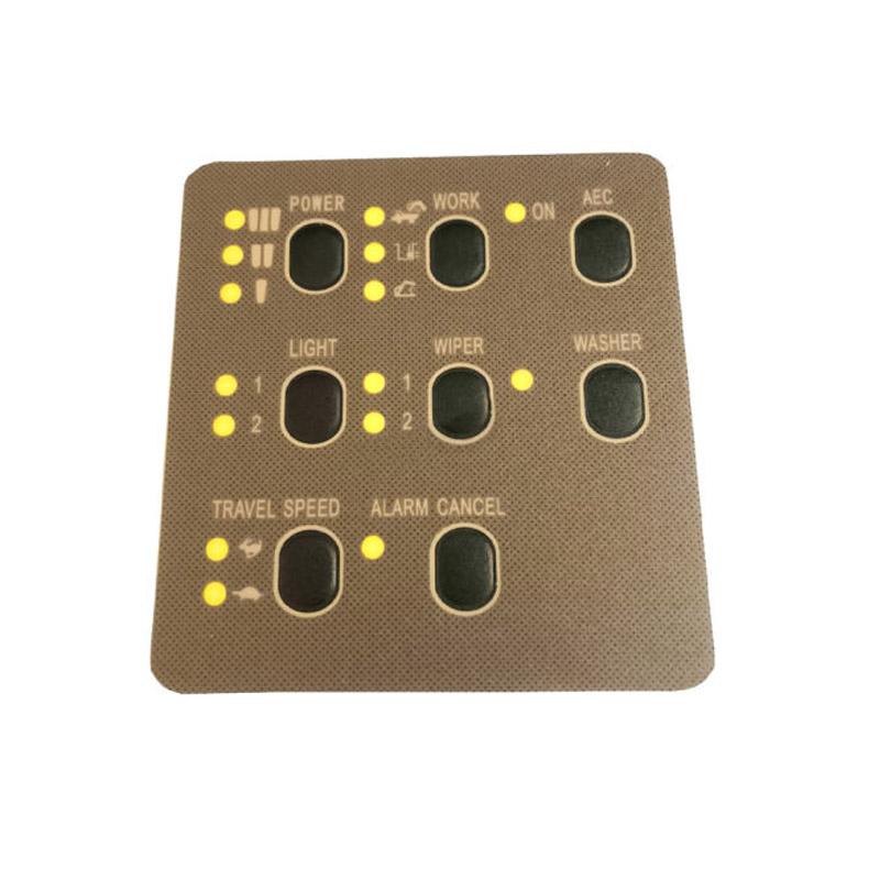 10PCS E320 sticker E320 Monitor Keypad Stickers 7Y-5500 monitor surface for CAT excavator 7Y5500