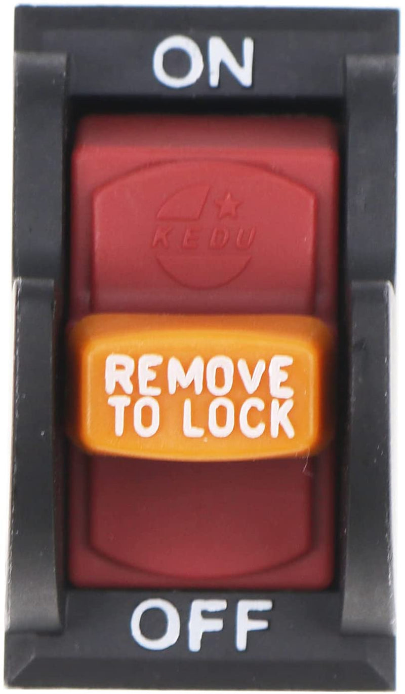 On-Off Toggle Switch SW7A 489105-00 for Delta 11-900 11-950 11-980 11-985 11-990 14-040 17-900 DP400 DP300L 17-950L Drill Press 34-670 36-600 36-977 36-978 36-980 36-981 TS200LS Table Saw